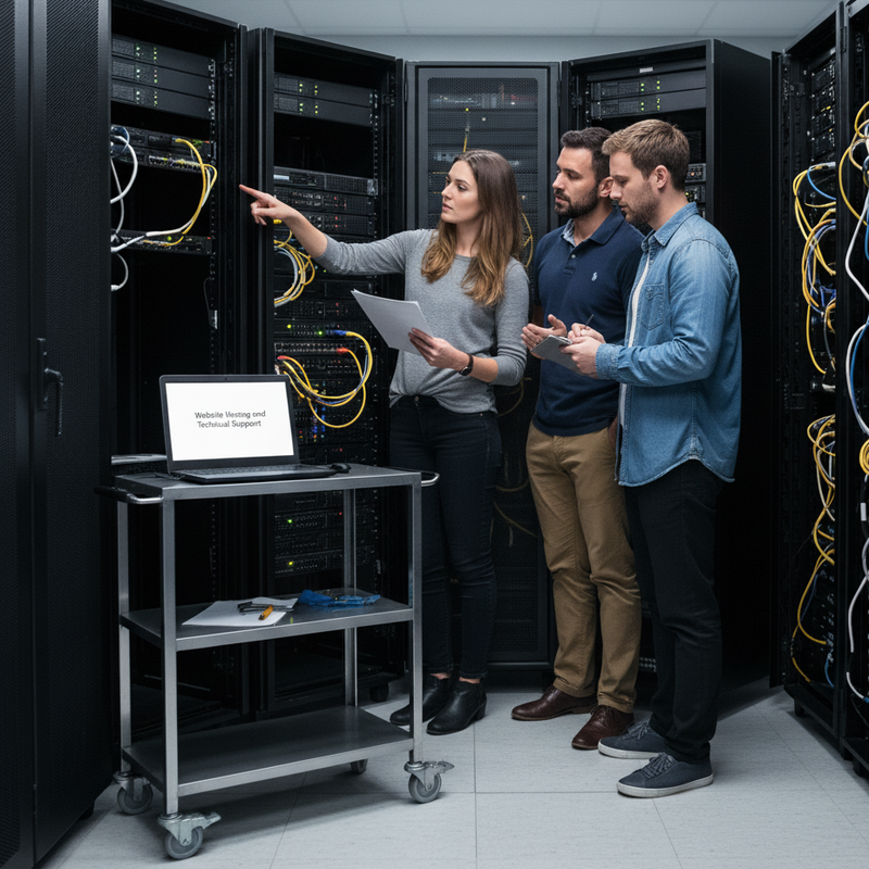 Hospedagem e Suporte Técnico de Website